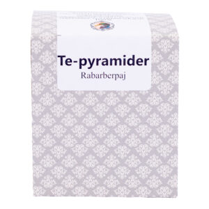 Rabarberpaj svart te