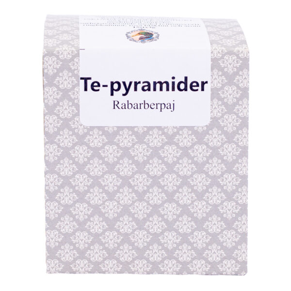 Rabarberpaj svart te